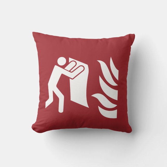 Brandschutzschild Kissen (Vorderseite)