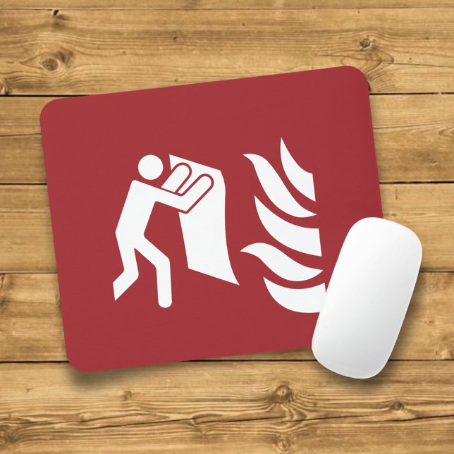 Brandschutzschild Mousepad (Von Creator hochgeladen)