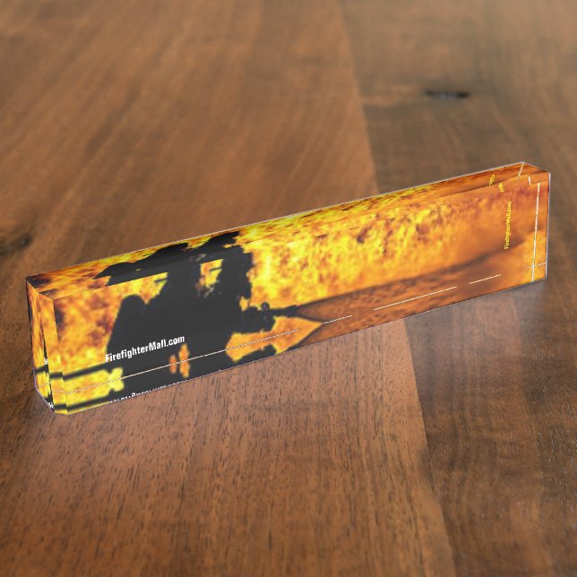 Brandschutztafel Namensplakette (Seite)