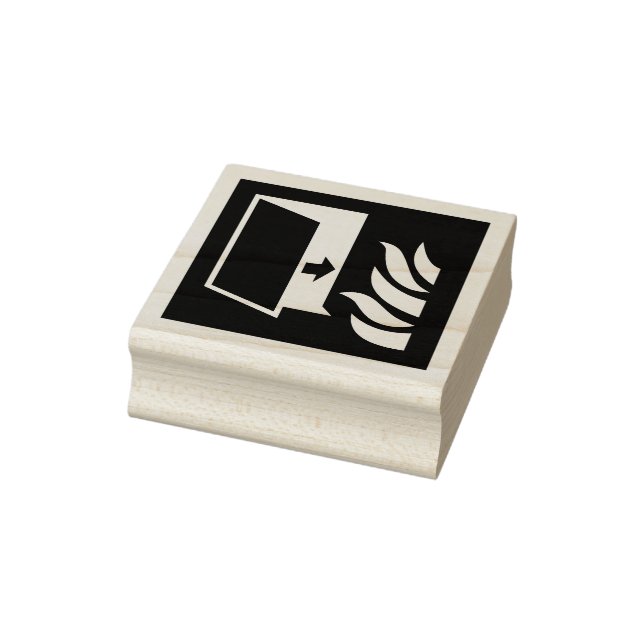 Brandschutztür-Sicherheitszeichen Gummistempel (Stempel)