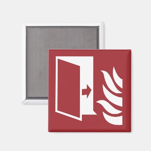 Brandschutztür-Sicherheitszeichen Magnet