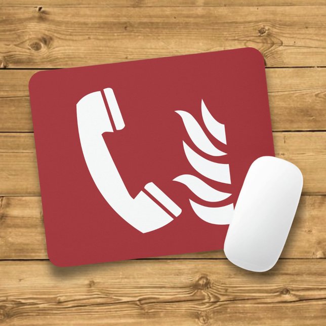 Brandschutzzeichen Mousepad (Von Creator hochgeladen)
