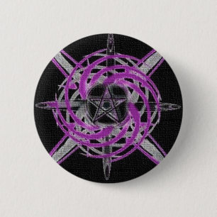 Brandstern Lila Button