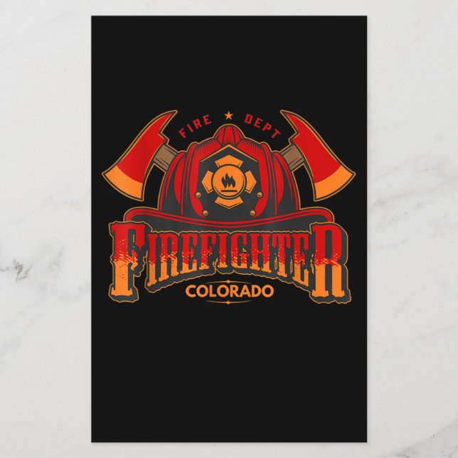 Brandstiftgeschenk für Feuerwehrleute oder Frauen Flyer (Vorne)