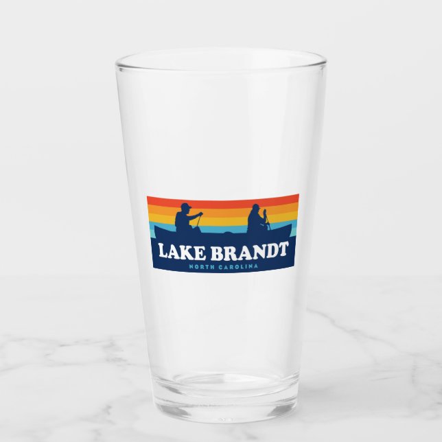 Brandt-Nord-Carolina-Kanu Glas (Vorderseite)