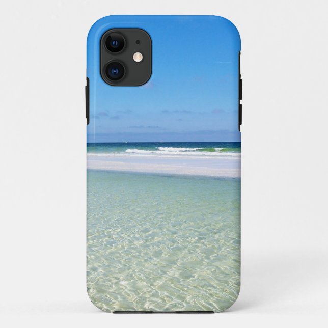Brandung und Sandbank Case-Mate iPhone Hülle (Rückseite)
