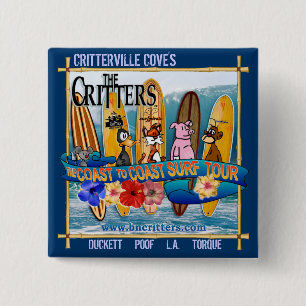 Brandungs-Ausflug-Knopf Button