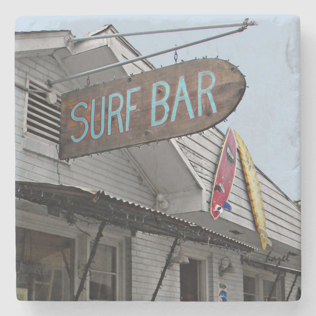 Brandungs-Bar, Unsinnigkeits-Strand, South- Steinuntersetzer (Vorderseite)