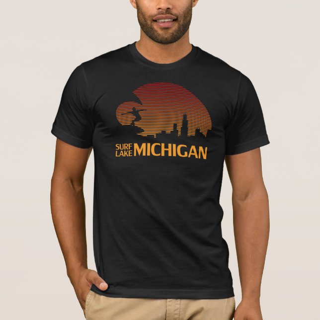 Brandungs-Michigansee! T-Shirt (Vorderseite)