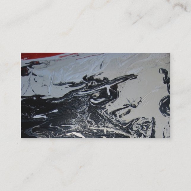 "Brandungs-Monster " Visitenkarte (Vorderseite)