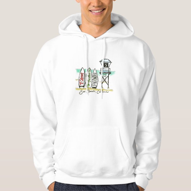 Brandungs-San Clemente-Sweatshirt Hoodie (Vorderseite)