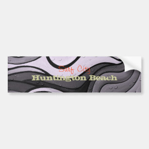 Brandungs-Stadt-Huntington Beach Autoaufkleber