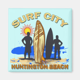 BRANDUNGS-STADT HUNTINGTON BEACH MAGNET