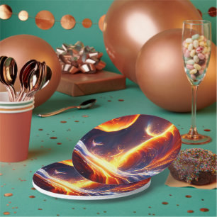 Brandwasserraum Pappteller