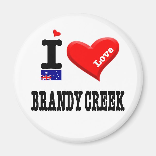 BRANDY CREEK - I-Liebe Magnet (Vorne)