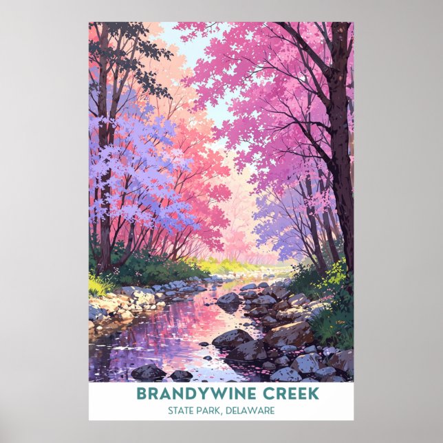 Brandywine Creek Staat Park, Delaware Poster (Vorne)