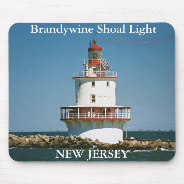 Brandywine Shoal Light, New Jersey Mousepad (Vorne)