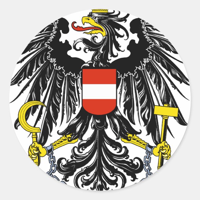 Brandzeichen Runder Aufkleber (Vorderseite)
