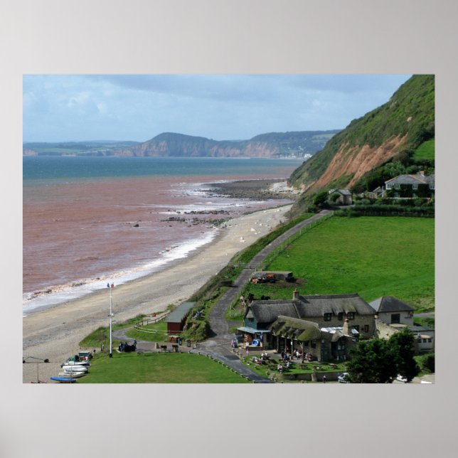 Branscombe Beach Poster (Vorne)