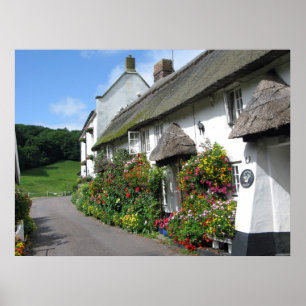 Branscombe Dorf Poster