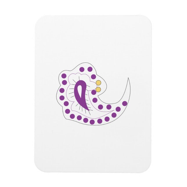 Bransoletka z serduszkiem Style, Light Eggplant Magnet (Vertikal)