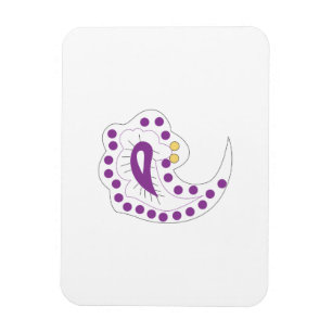 Bransoletka z serduszkiem Style, Light Eggplant Magnet