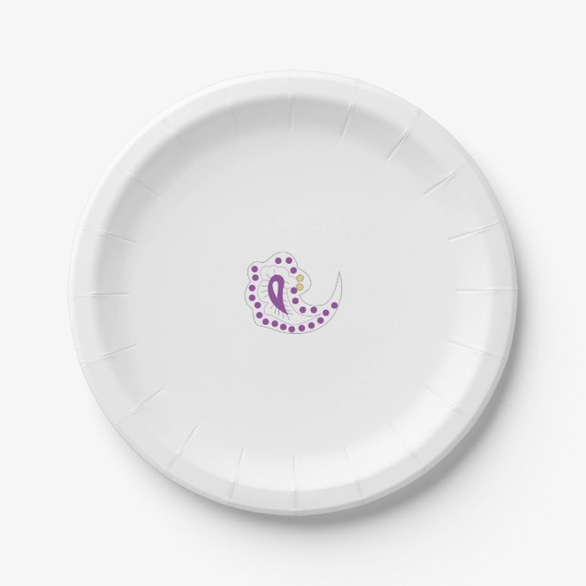 Bransoletka z serduszkiem Style, Light Eggplant Pappteller (Vorderseite)
