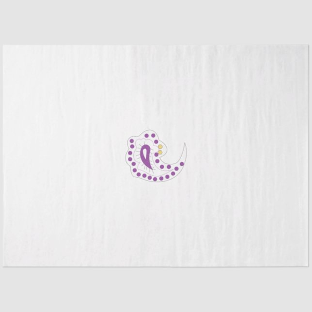 Bransoletka z serduszkiem Style, Light Eggplant Seidenpapier (Vorderseite)