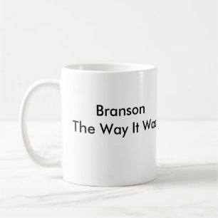 Branson die Weise war es Kaffeetasse