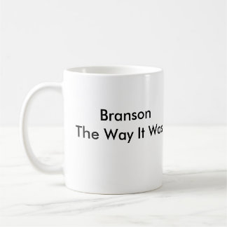 Branson die Weise war es Kaffeetasse