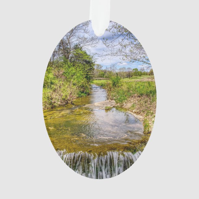 Branson Fall Creek Stream Ornament (Rückseite)