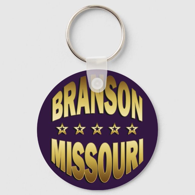 BRANSON, MISSOURI SCHLÜSSELANHÄNGER (Vorderseite)
