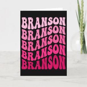 Branson Missouri Urlaub Souvenir Retro-Grafik  Karte
