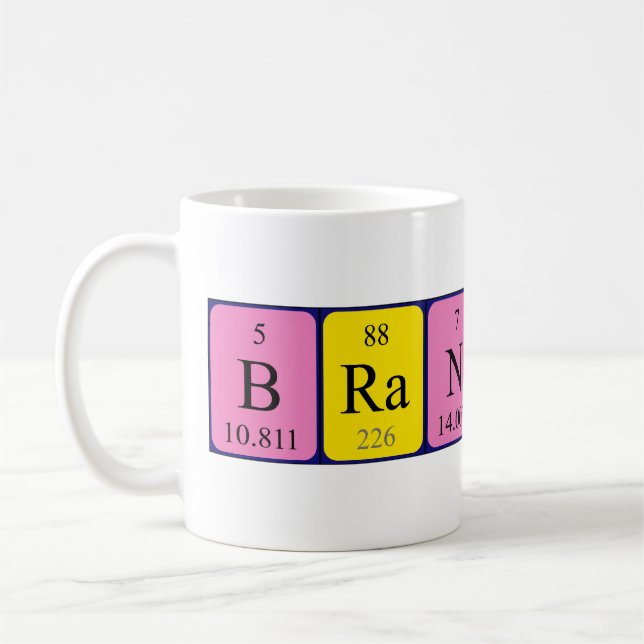 Branson Periodenname Tasse (Links)