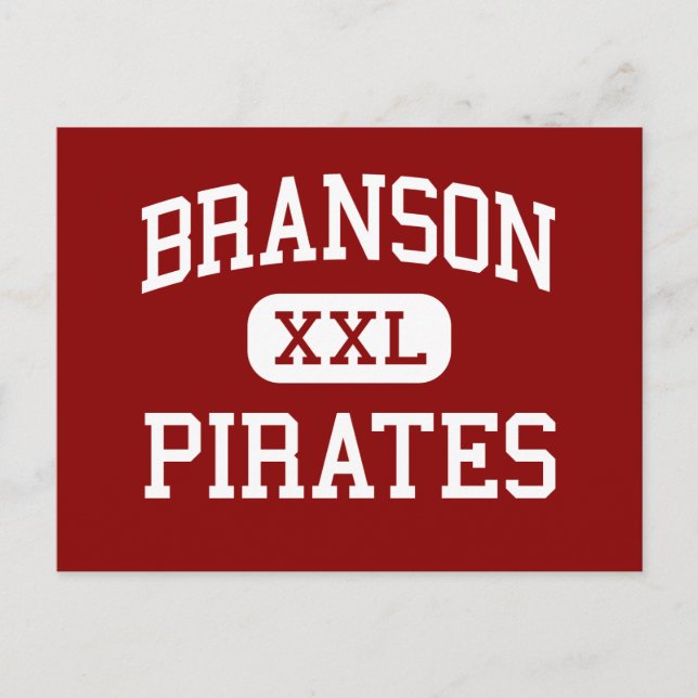 Branson - Pirates - High School - Branson Missouri Postkarte (Vorderseite)