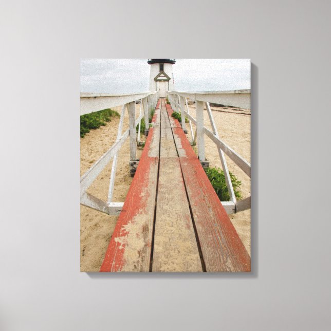 Brant Point Lighthouse Leinwanddruck (Vorderseite)