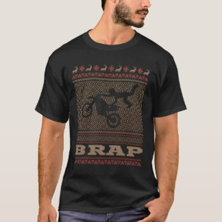 Brap Brapp Dirt Vélo de Noël Longue Manche Sweat