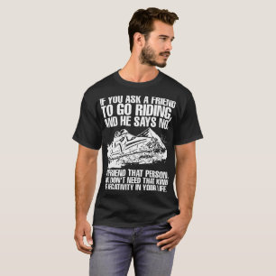 Brappp Leben-Reitsnowmobile-Freund-T-Shirt T-Shirt