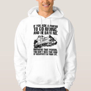 Brappp Life Riding Snowmobile Freund Hoodie