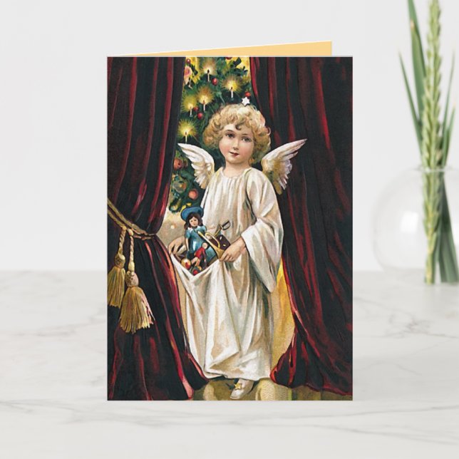 Bras complètement de joie - carte de voeux de Noël (Devant)