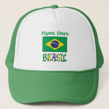Brasil Bandera do Brasil Green Personalisiert