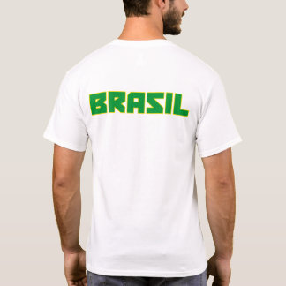 Brasil (Brasilien): fett gedrucktes Shirt und Flag