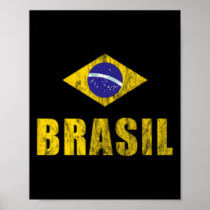 Brasil Design Brasilianische Bekleidung Kleidung O Poster