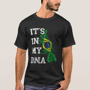 Brasil Es Ist In Meiner DNA Brasilianische Molekül T-Shirt