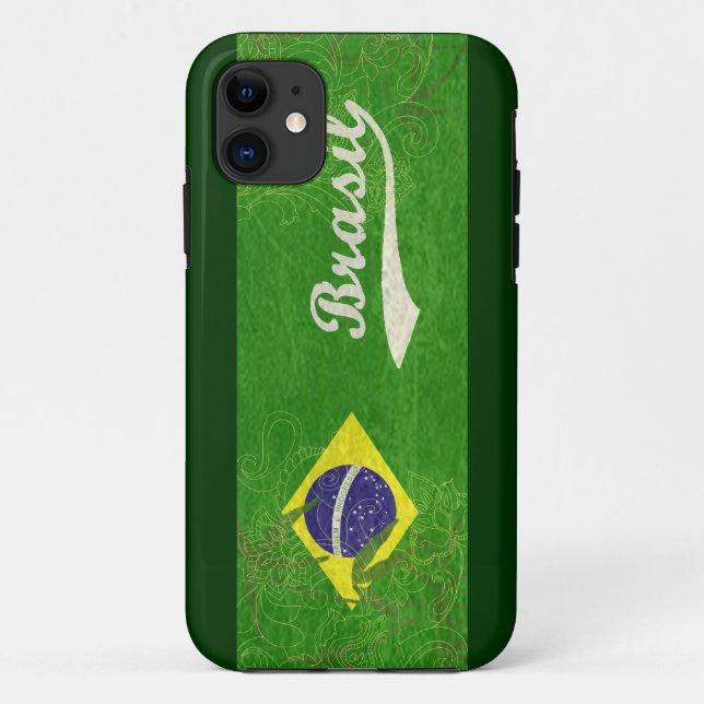 Brasil Flag Case-Mate iPhone Hülle (Rückseite)