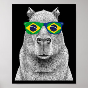 Brasil Flagge Brasilianischer Stolz Brasilianische Poster