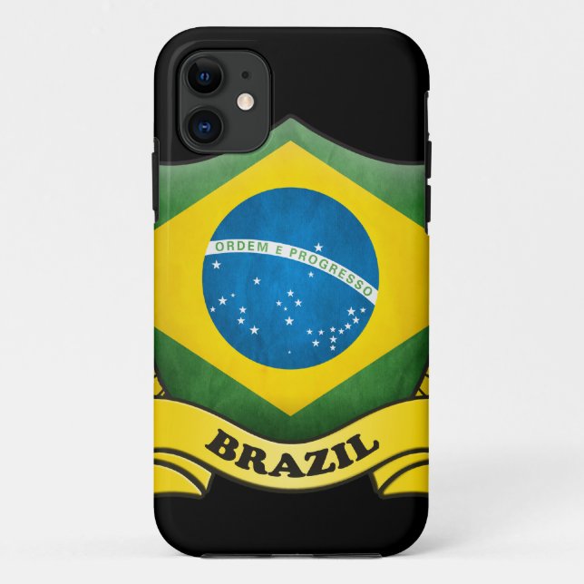 Brasil-Flagge iPhone 5 Hülle (Rückseite)