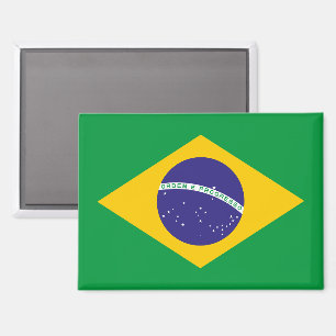 Brasil-Flagge-Magnet Vibrantes Patriotisches Kühls Magnet