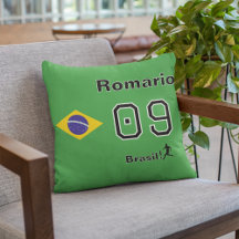 Brasil Flagge Personalisierter Fußball Fan Hausdek