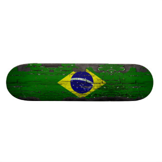 Brasil-Flagge Skate Deck Skateboard